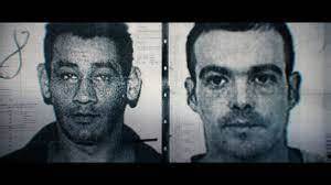 Imagenes policiales de los rostros de los dos delincuentes